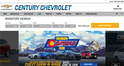 Desktop Screenshot of centurychevy.com